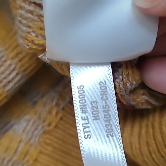 Madewell V-Neck Sweater Vest in Mustard and Multicolor Size S - Picture 5 of 6